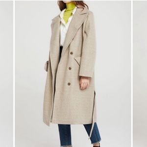 NWT Storets Cynthia Belted Pea Coat Trench Jacket